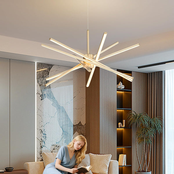 33-Inch Dimmable Sputnik LED Chandelier