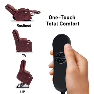 Oversized Power Lift Recliner Chair with Massage & Heat