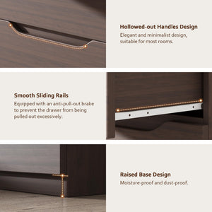 5-Drawer Dresser with Hidden Storage