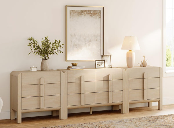 3-Piece Bedroom Dresser Set with 12 Drawers