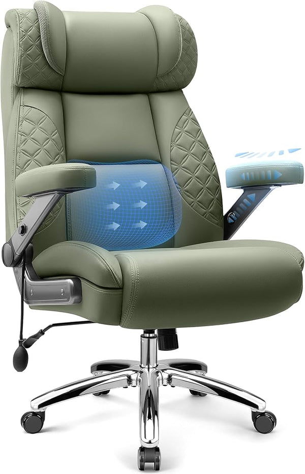 Big & Tall Ergonomic Office Chair – 500 LBS, 5D Arms, Lumbar Support