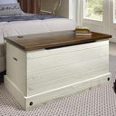 Wooden Storage Trunk & Entryway Bench