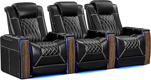 Home Theater Power Recliner Seating with Heat & Massage