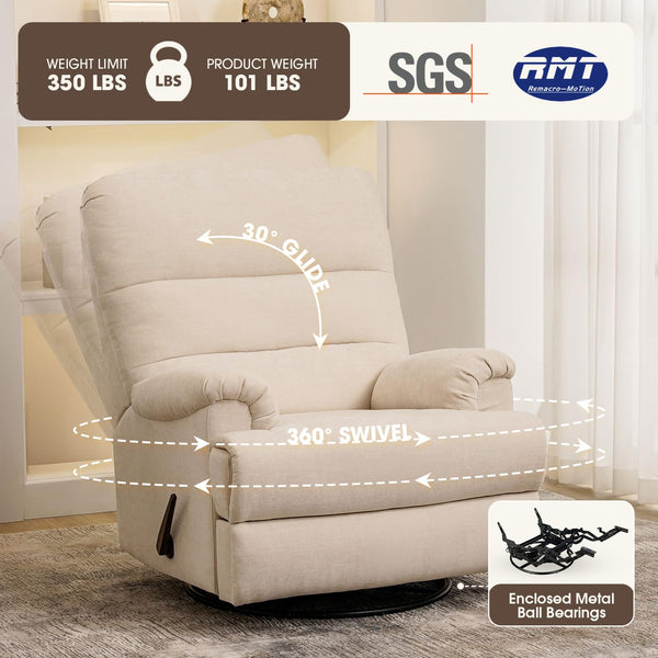 Swivel Glider Recliner Chair