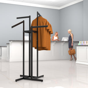 4-Way Adjustable Clothing Rack
