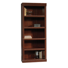 5-Shelf Bookcase with Adjustable Shelves – Classic Cherry