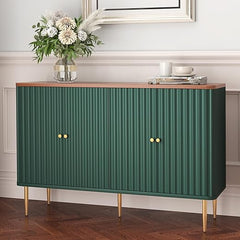 48" 4-Door Sideboard Buffet Cabinet with Removable Shelves