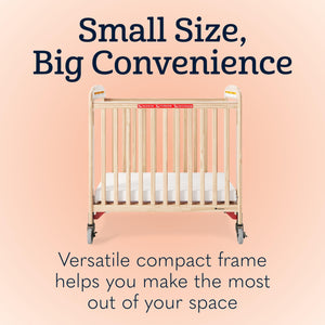 Infant Evacuation Daycare Crib with Clearview Panels & Foam Mattress