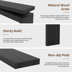 63-Inch Wooden Console Table for Entryway & Living Room
