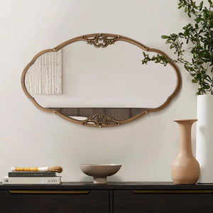 Baroque Gold Wall Mirror – Vertical or Horizontal Hanging
