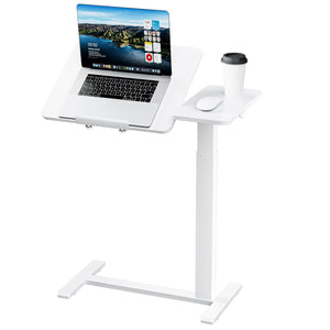 Adjustable Overbed Table with Wheels