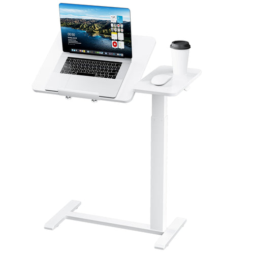 Adjustable Overbed Table with Wheels