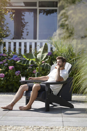 Adirondack Resin Patio Chair with Cup Holder