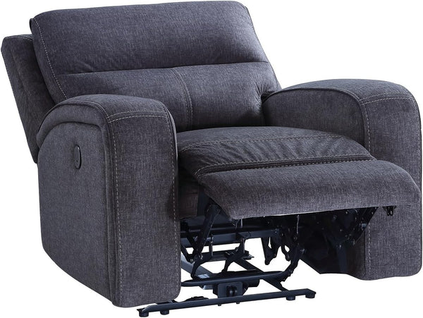 Power Reclining Chair with USB Charging Port – Zero Wallhugger, Grey