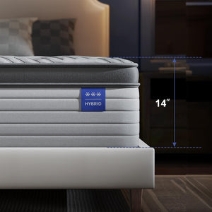 Queen & King Hybrid Mattress – Cooling Gel Memory Foam & Pocket Springs