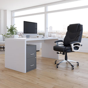 2-Drawer Vertical File Cabinet – Graphite