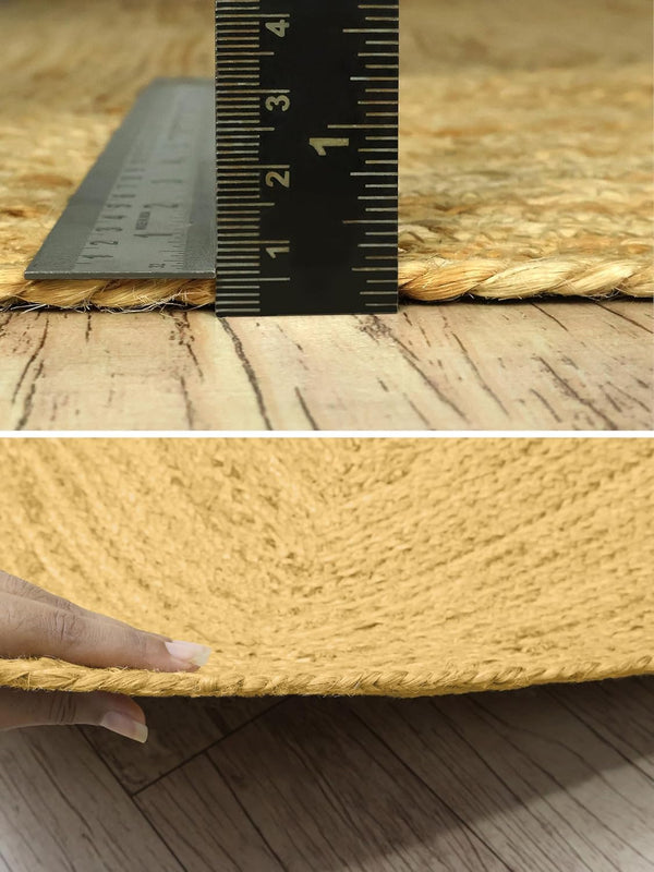 Handmade Braided Jute Runner Rug – 2'6" x 24'