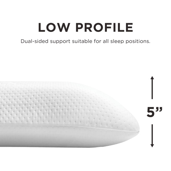 Memory Foam Symphony Pillow – Standard, White