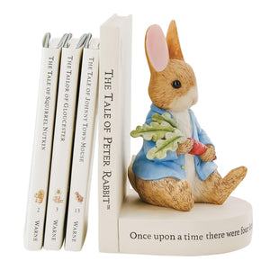 Peter Rabbit Cast Stone Decorative Bookend – Off White