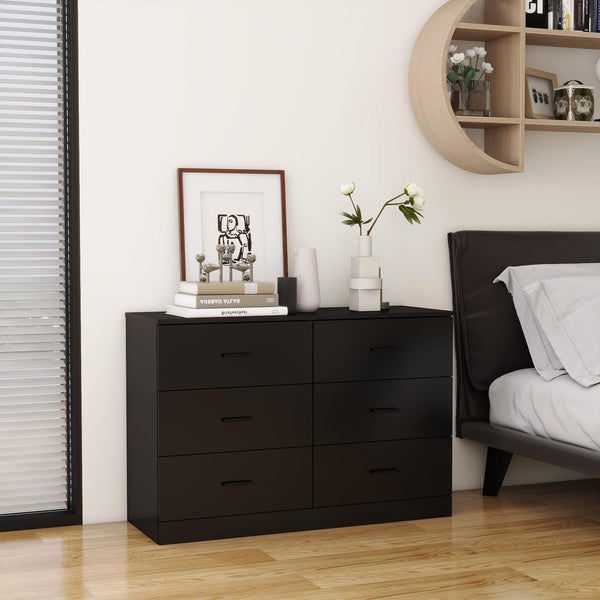 6-Drawer Horizontal Dresser Cabinet