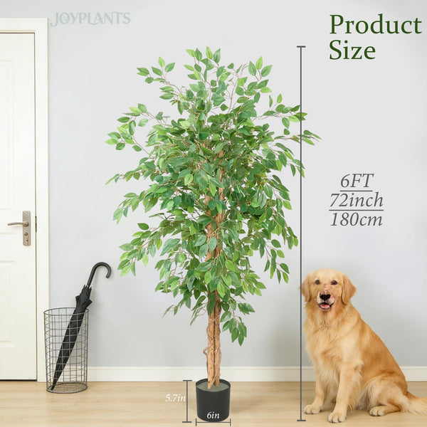 Artificial Ficus Tree with Pot – 6ft & 7ft Indoor Fake Plant