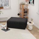 Oversized Corduroy Cloud Ottoman – Rectangle Pouf with 28D Foam