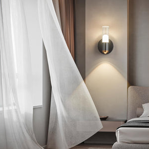 Modern Black LED Wall Sconces – Indoor Up & Down Wall Lighting