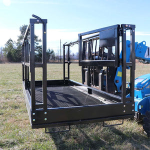Mesh Telehandler Work Platform Safety Man Basket