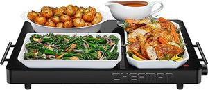 Electric Food Warming Tray with Adjustable Temperature Control