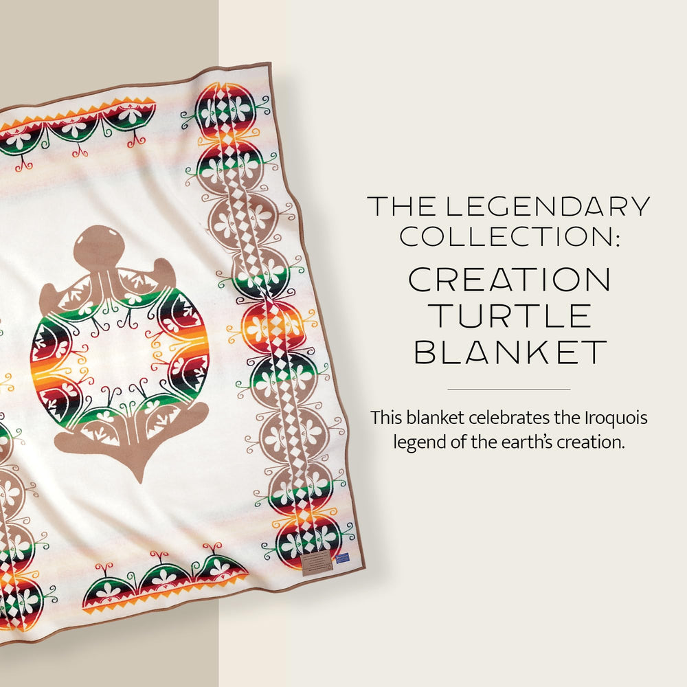 Jacquard Wool Cotton Throw Blanket – Reversible, Napped, 64" x 80"