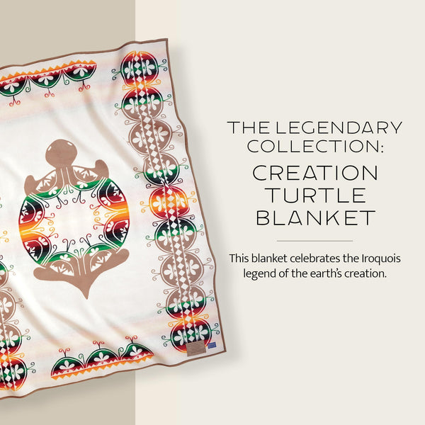 Jacquard Wool Cotton Throw Blanket – Reversible, Napped, 64" x 80"