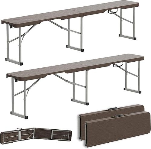 6ft Folding Bench with Carrying Handle & Lock