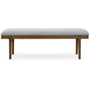 Upholstered Dining Bench with Solid Wood Frame