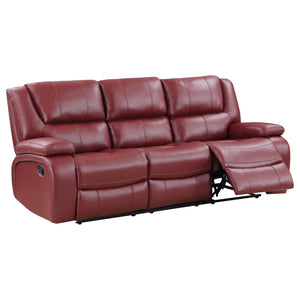 Reclining Sofa with Wall-Hugger Design & Padded Armrests