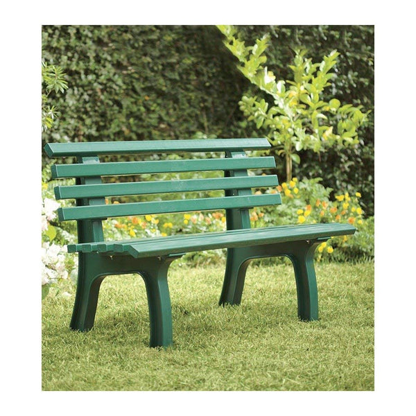 Weatherproof PVC Outdoor Garden Bench – Seats 3, 500 lb Capacity