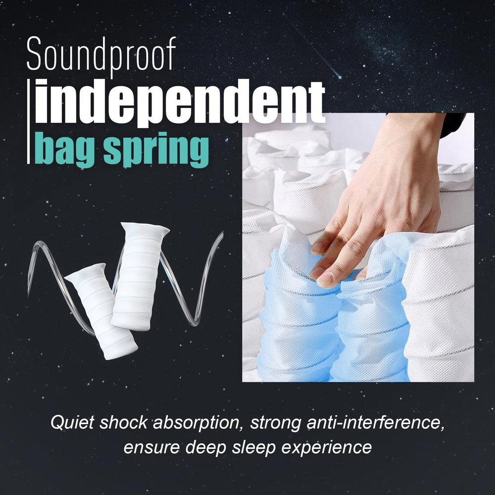 10-Inch Queen Mattress – Gel Memory Foam, Breathable, Bed in a Box