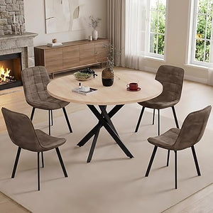 Round Dining Table Set for 4