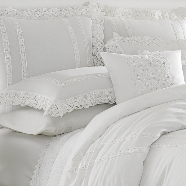Cotton Duvet Cover Set with Shams – Reversible Bedding