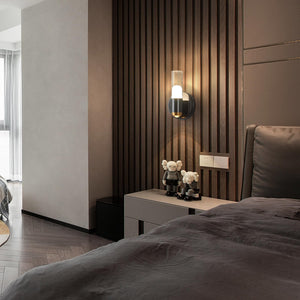 Modern Black LED Wall Sconces – Indoor Up & Down Wall Lighting