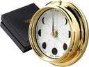 Handmade Moon Phase Wall Clock – Chrome Plated with Mirrored Backdrop