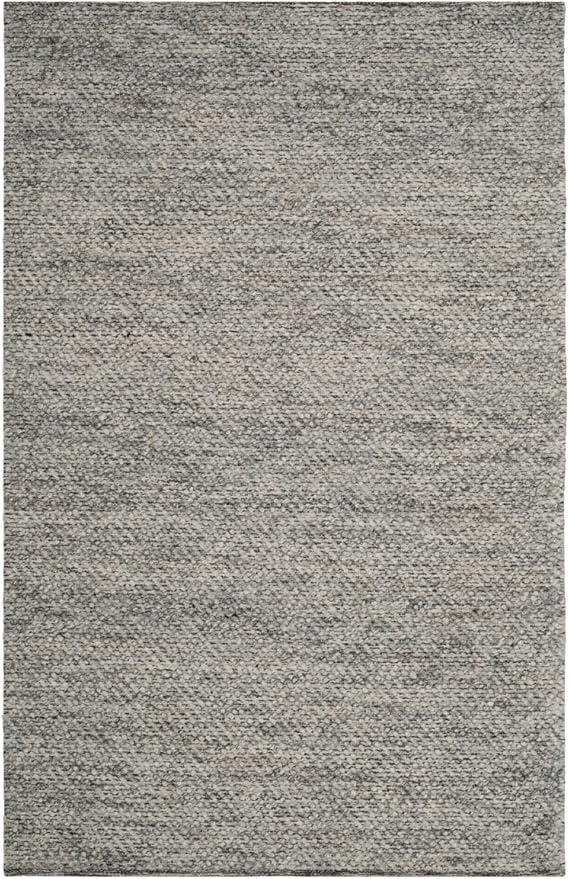 Hand-Woven Wool Area Rug 2' x 3' – Transitional Rectangular