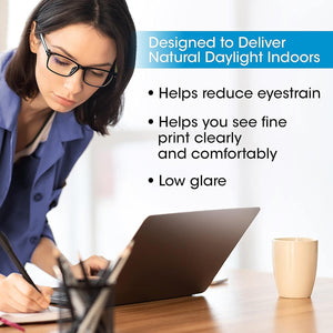 LED Desk Lamp with USB Charging Port & Adjustable Brightness