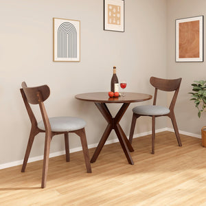 Round Dining Table Set with Chairs – Mid-Century Style