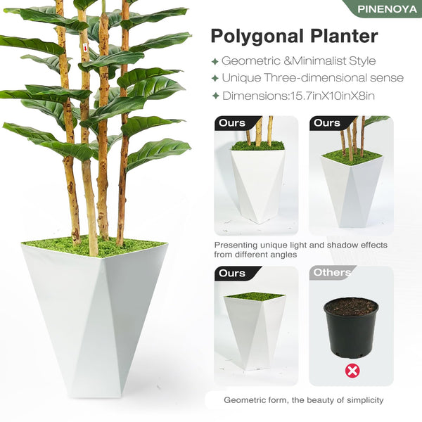Artificial Fiddle Leaf Fig Tree with Planter – 6 ft