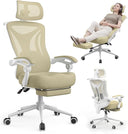Ergonomic Office Chair with Footrest & Reclining Mesh Back