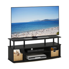 55" TV Stand with Open Storage Shelves