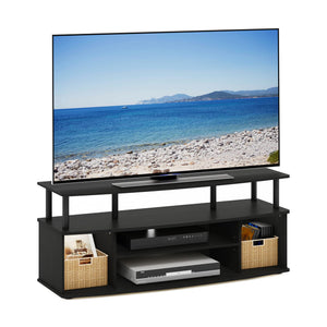 55" TV Stand with Open Storage Shelves