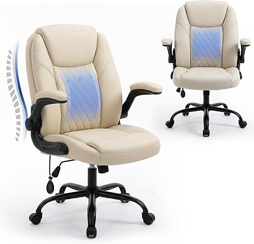 High-Back Ergonomic Office Chair with Footrest & Lumbar Support