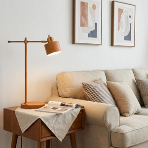Mid-Century Adjustable Desk Lamp with LED Bulb