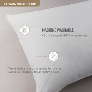 Queen Size Bed Pillow – Medium Firm, Microfiber Fill